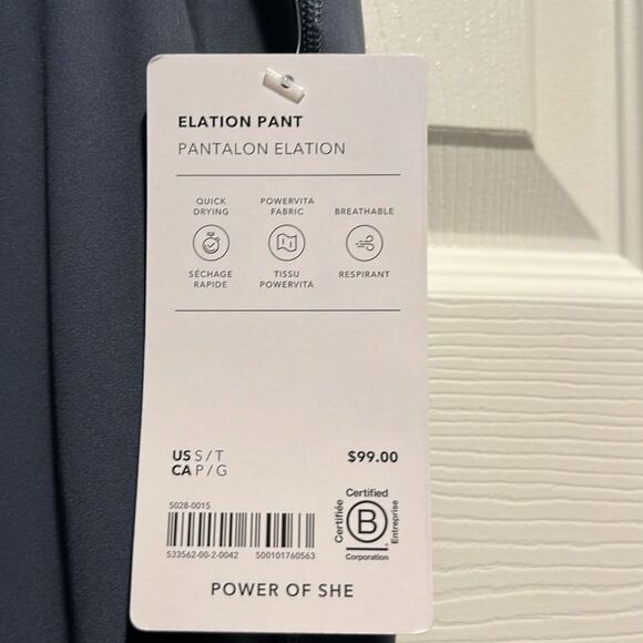 NWT Athleta Elation Pant Size S/T. - Picture 6 of 9